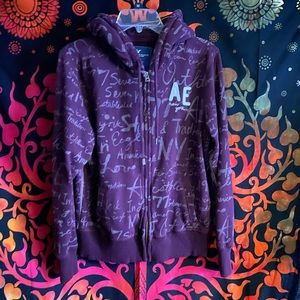 American Eagle Zip up Sweatshirt